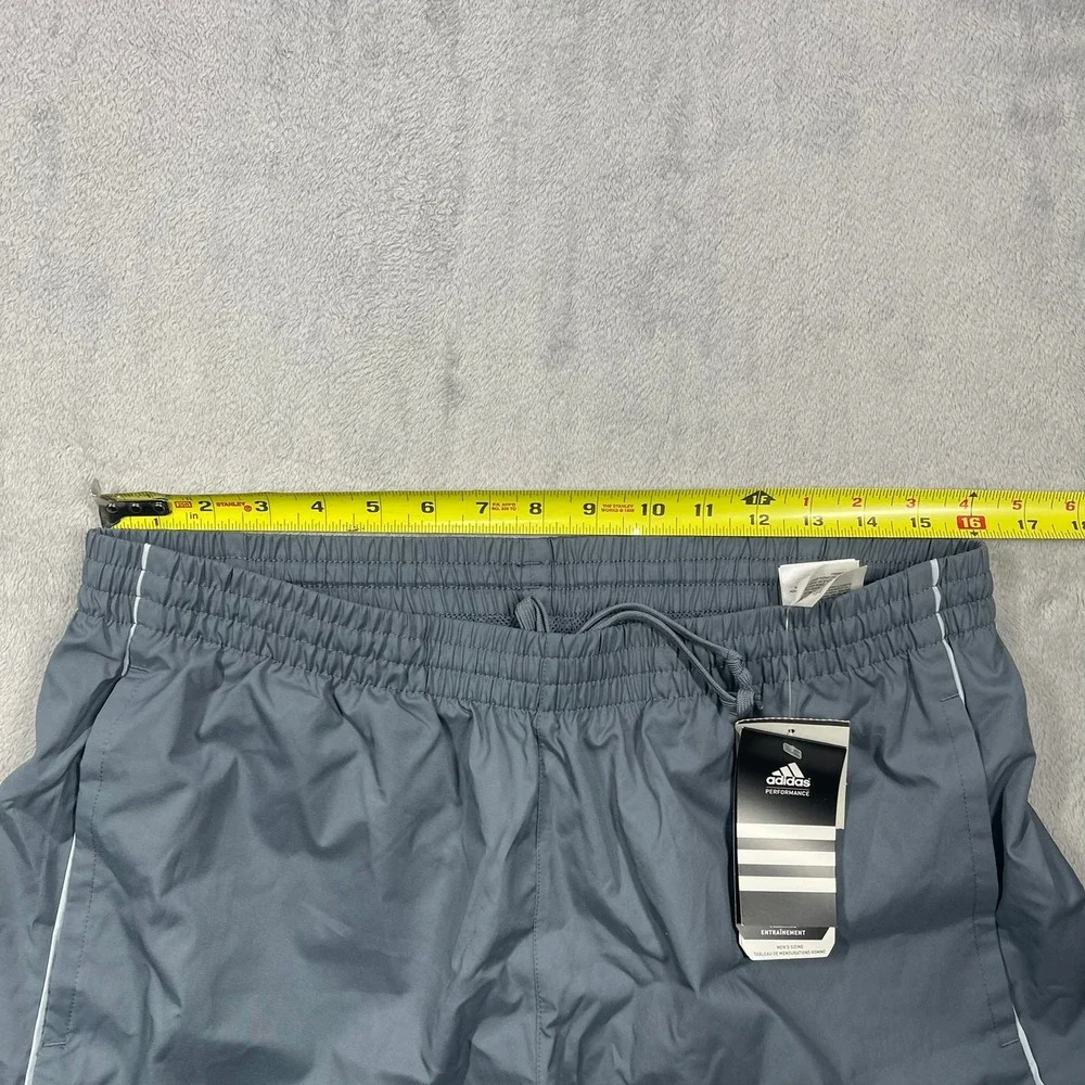 Adidas Performance FatStripes Wv P Pants Mens Large Gray Windbreaker Mesh Lined
